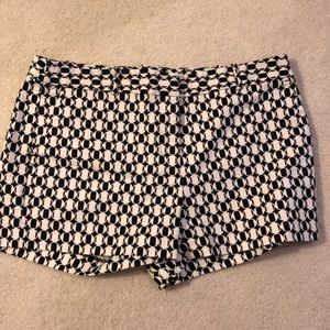 Michael kors black and cream circle print Shorts